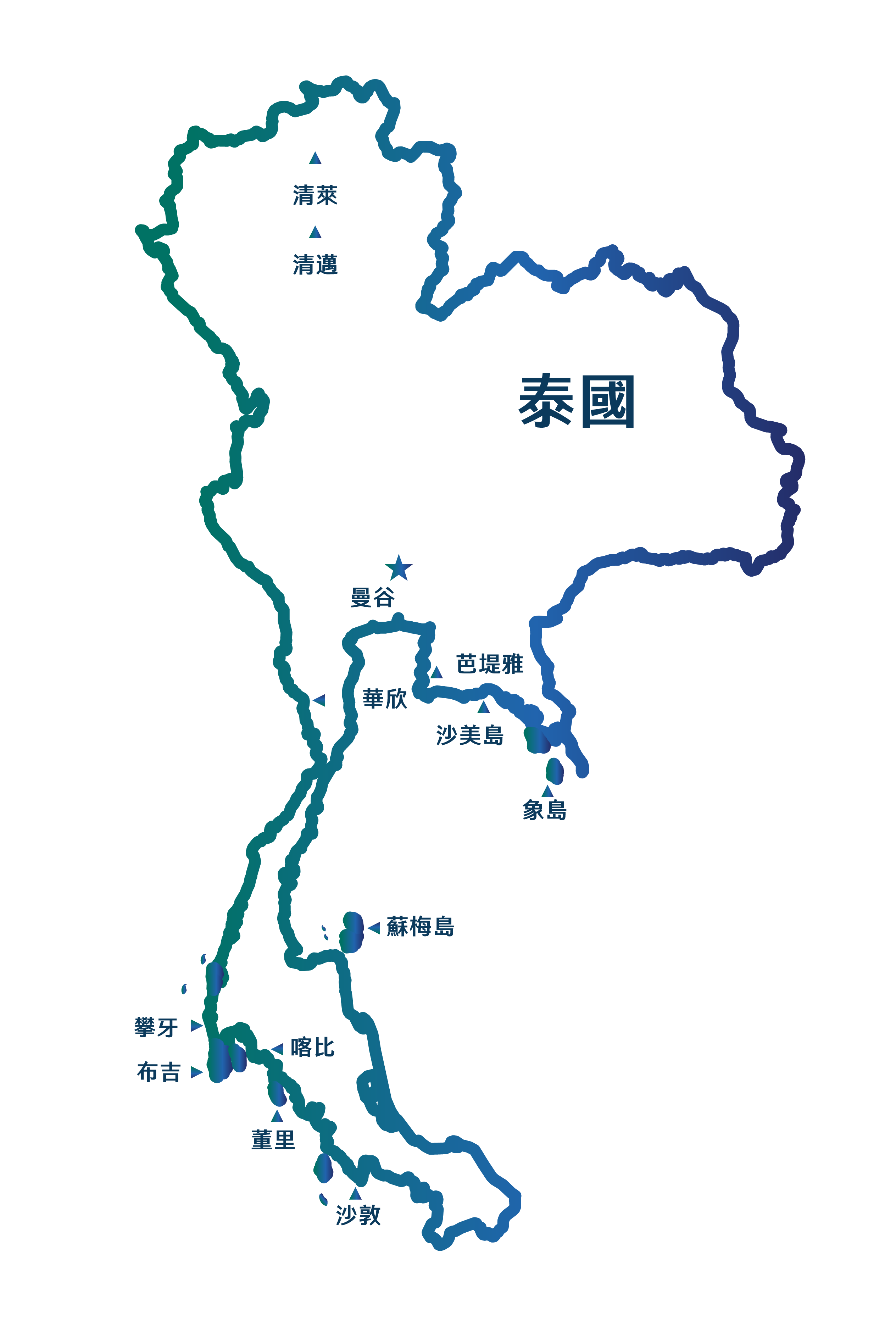 Thailand map